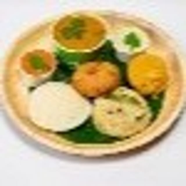 1-Mini Tiffin - Vada, Idly, Pongal, Kesari.