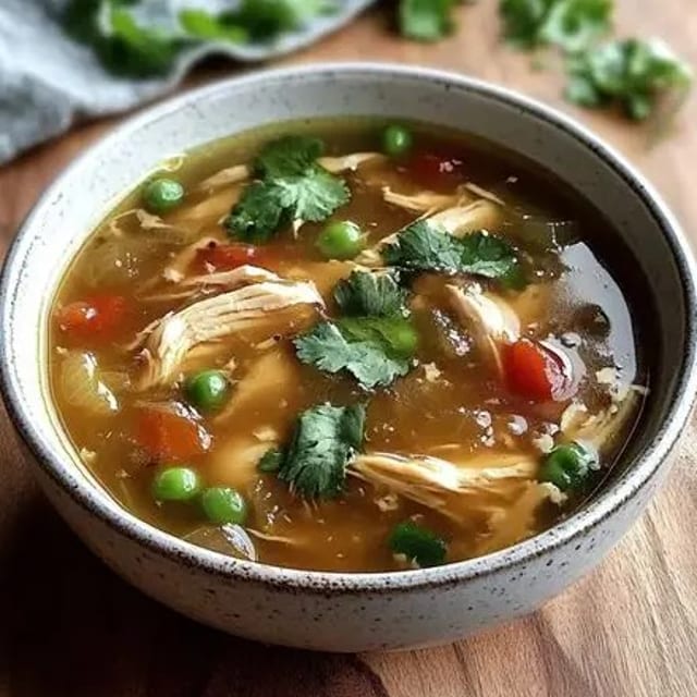 Hot & Sour Chicken Soup.