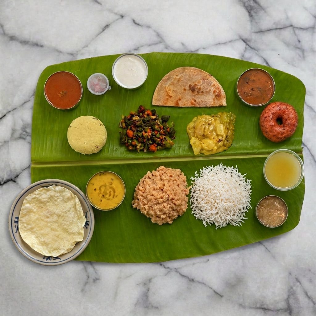 Vegetarian Thali Dine-In $17.99.