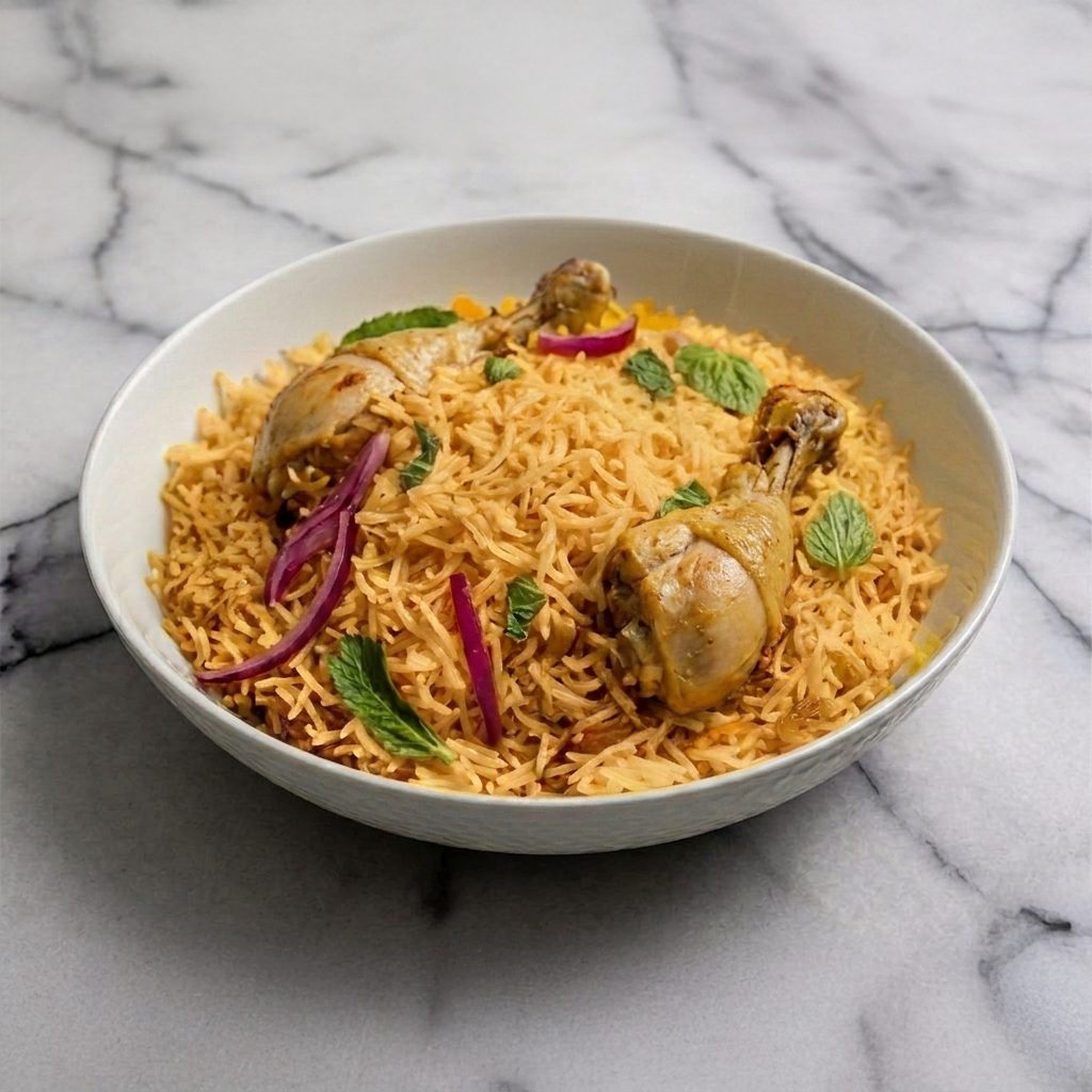 1- Chennai Style Chicken Biryani.