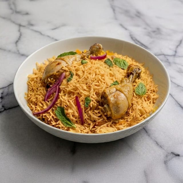 1- Chennai Style Chicken Biryani.
