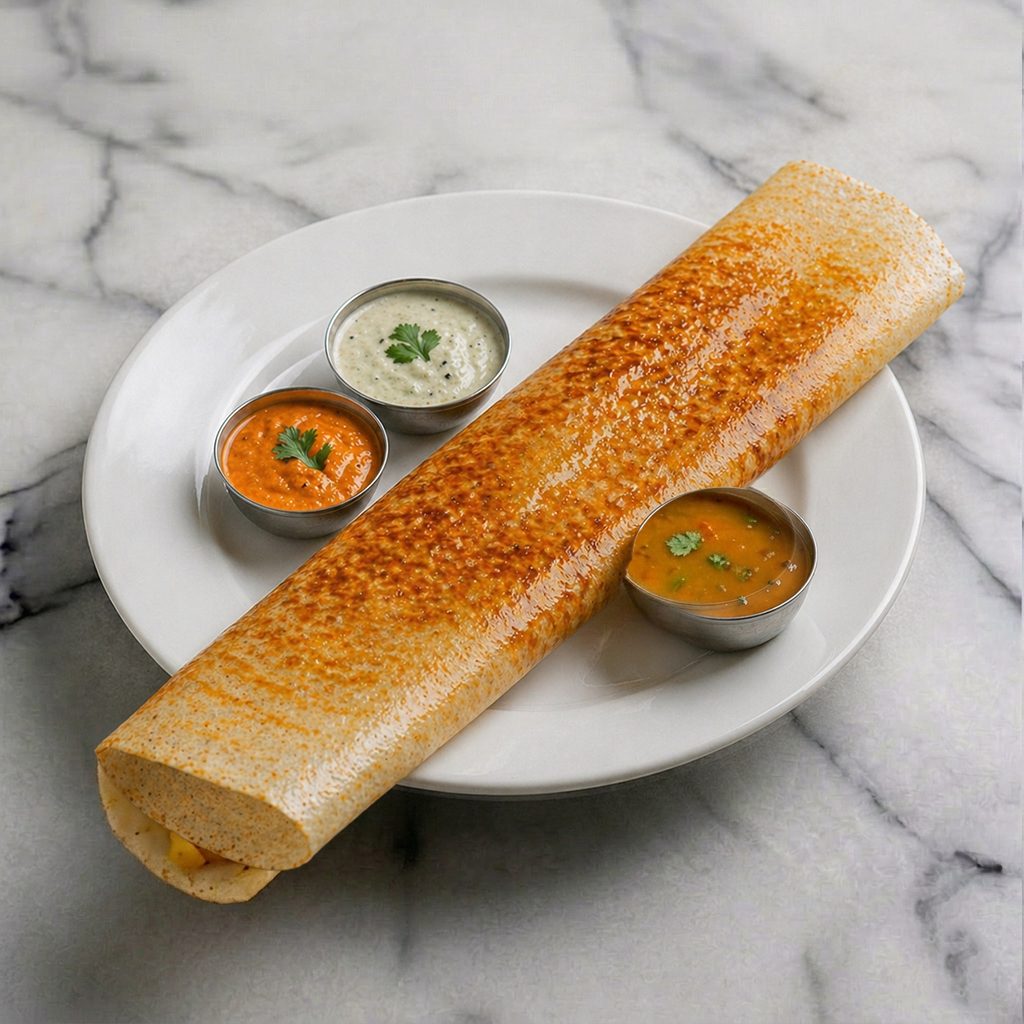 1-Ghee Masala Dosa.
