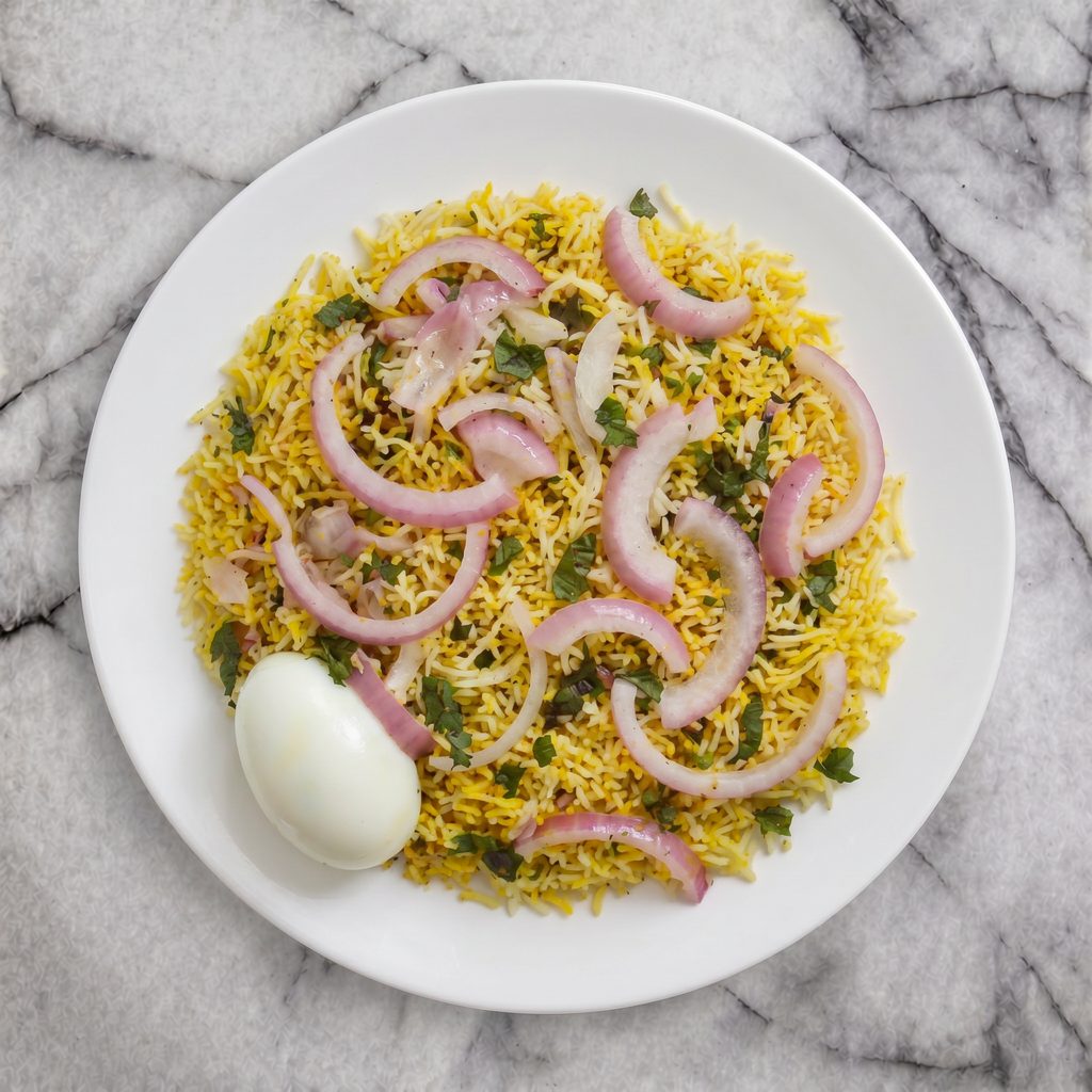 1- Egg Biryani.