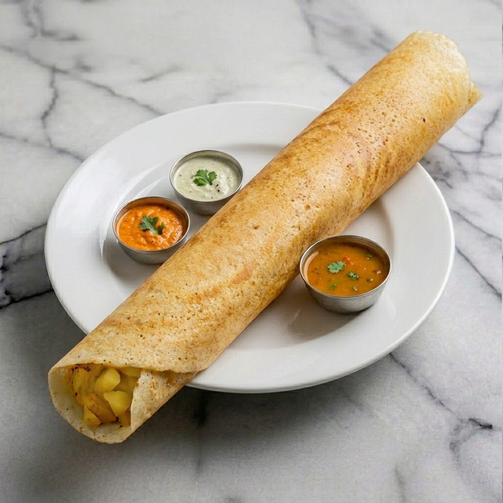 1-Onion Masala Dosa.
