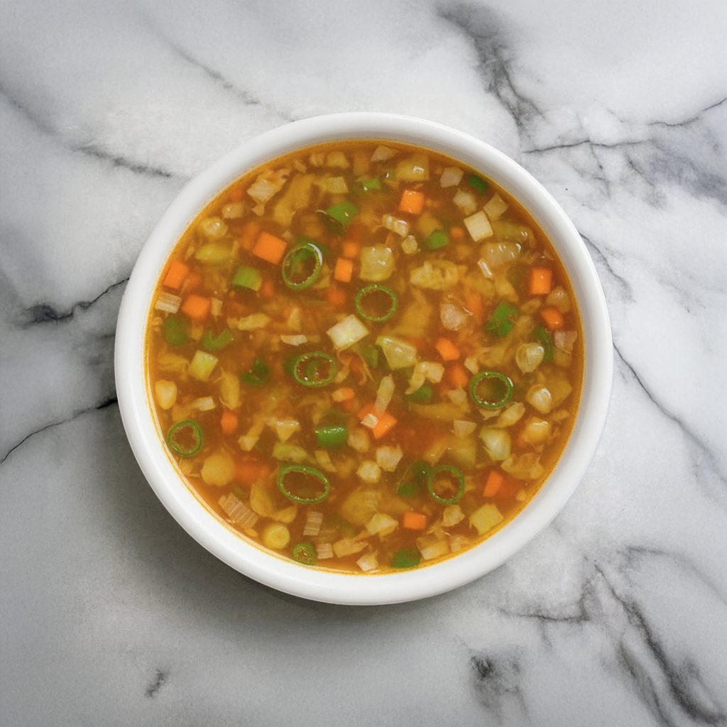 Hot & Sour Veg Soup.