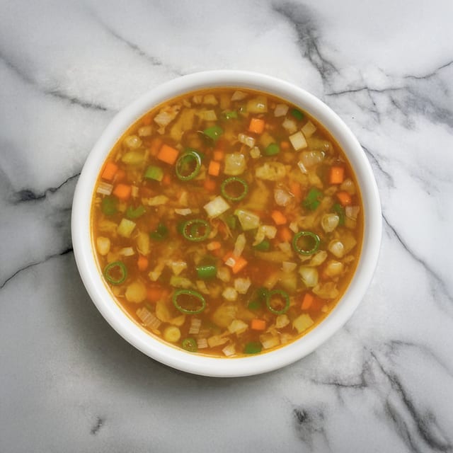 Hot & Sour Veg Soup.