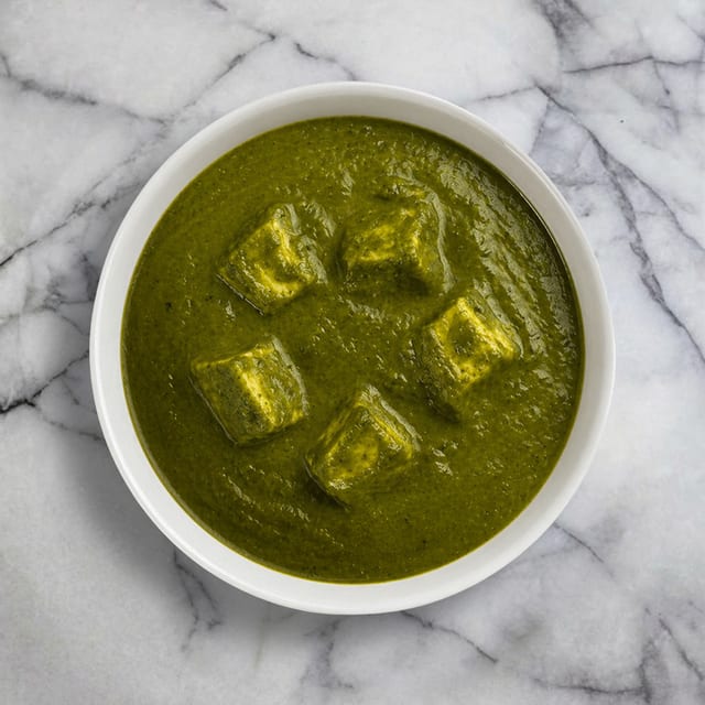 Palak Paneer Curry.