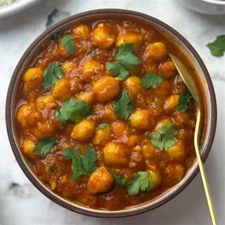 Parotta with Channa Masala Curry
